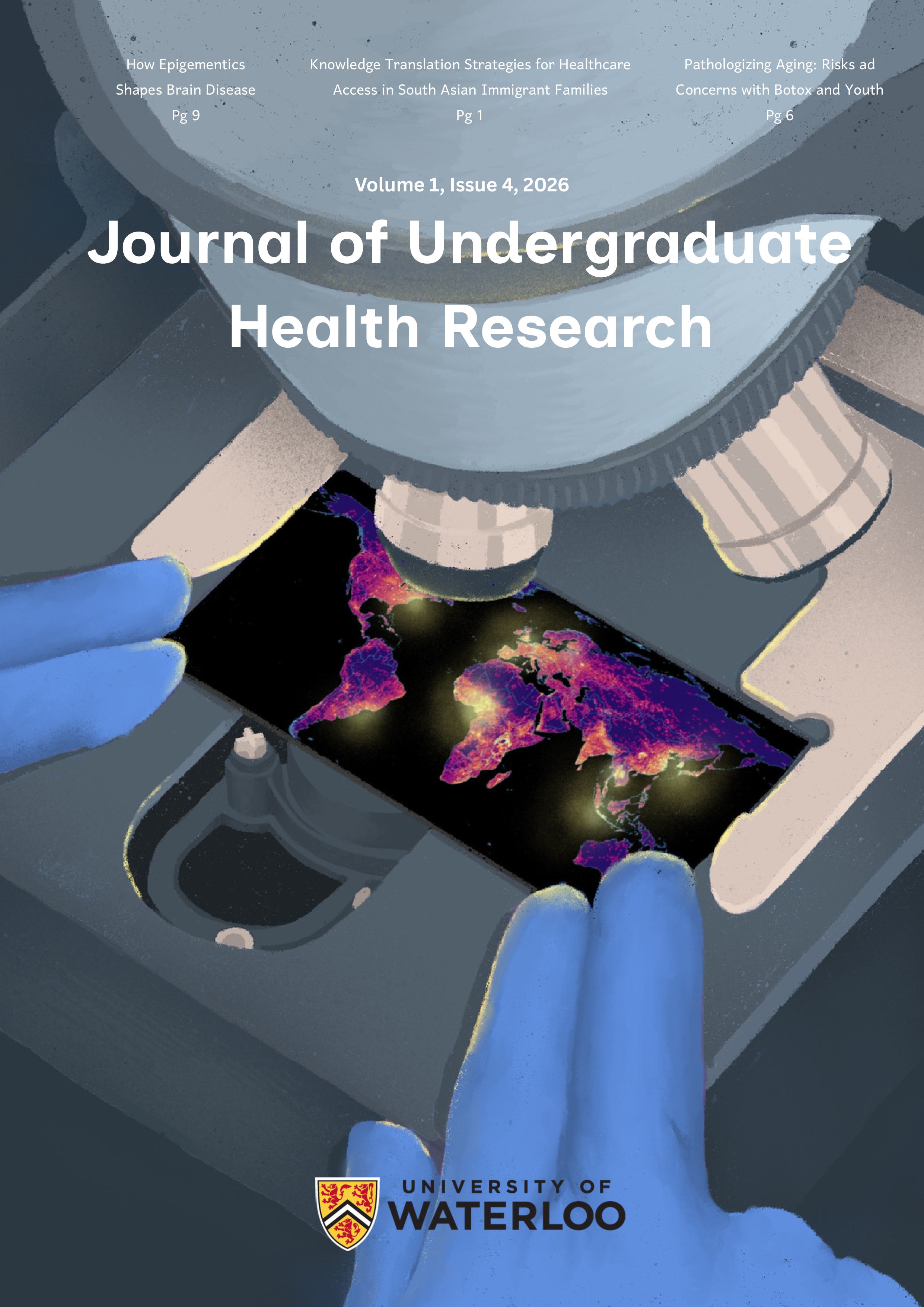 Volume 1, Issue 4 of the Journal of Undergraduate Health Reseearch