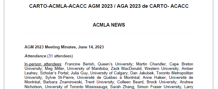 AGM Minutes